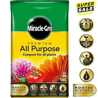 Miracle Gro All Purpose Enriched Compost Garden Planting Growing Soil 40L • £12.99