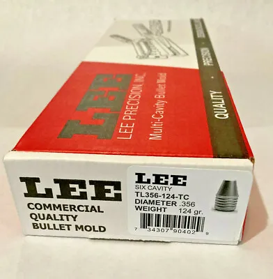 Lee 90402 9mm Luger / 38 Super / 380 ACP 6-Cavity Bullet Mold 356 DIA. 124 GR. • $59.91