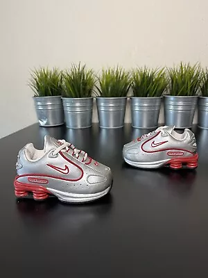 Nike Monster Shox Silver Red BV1127-001 TD Toddlers Size 5c Sample Promo Grail • $59