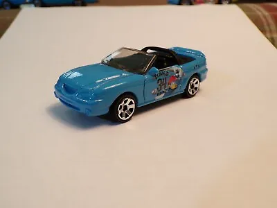 Matchbox Blue 1994-1998 Ford Mustang Cobra Mickey Mouse Donald Duck Convertible • $3