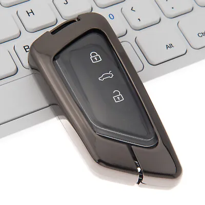 Metal Black Car Smart Key Case Cover Holder For 2020-2023 VW Golf GTI MK8 ID.4 • $12.65