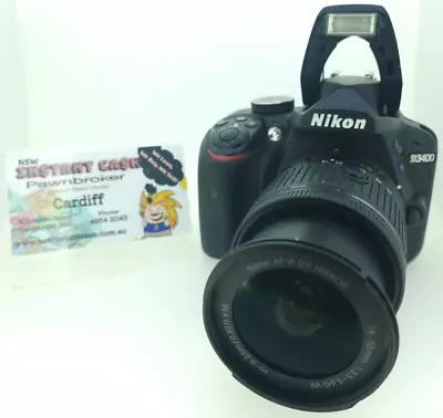 Nikon D3400 DSLR Camera With AF-P 18-55mm Lens - Shutter Count 4k *Pre-Owned* • $385