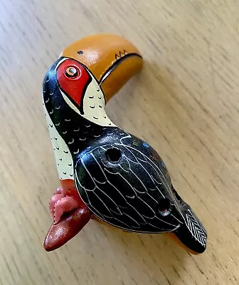 Ocarina Toucan Bird Folk Hand Painted Peru Poco A Poco  Albequerque NM - LO412 • $29