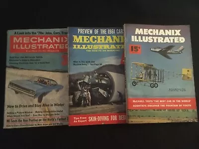 MECHANIX ILLUSTRATED Aug. 1952 July 1960 Jan. 1970 • $6