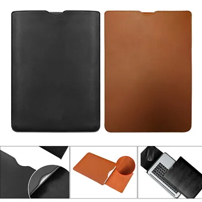 £5.44 • Buy UK Leather Slim Sleeve Laptop Bag Case For Dell XPS Inspiron 11  13  14  15.6 