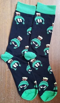 Novelty Character Marvin The Martian Socks Looney Tunes Colourful Fancy Dress • £8.45