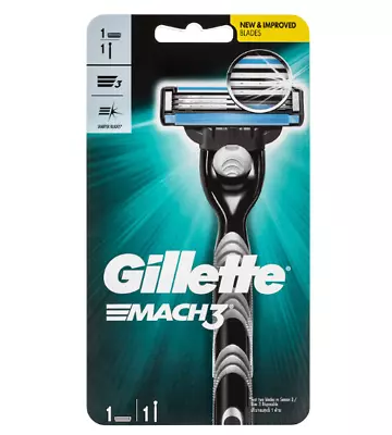 Gillette Mach 3 Men's Shaving Razor 1 Pack Mens Razors/ Blades • $12.69