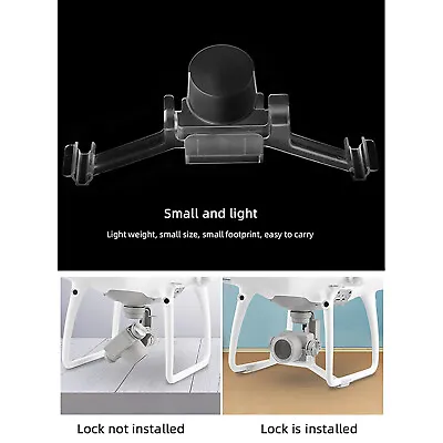 $21.48 • Buy For DJI Phantom 4 Pro Pro + Advanced Drone Camera Gimbal Buckle Lock Accessories