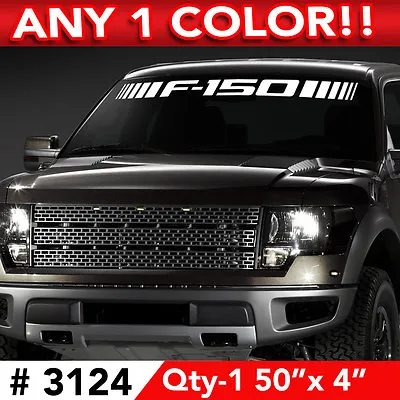 F150 SLASHES WINDSHIELD DECAL STICKER 50 W X 4  ANY 1 COLOR • $21.99