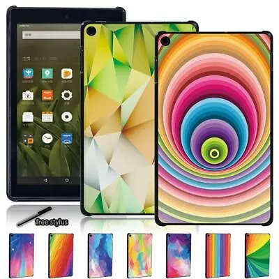 £3.99 • Buy For Amazon Fire 7/ HD 8 10/ HD 8 10 Plus- Printed Slim Tablet Shell Cover Case