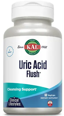 $20.99 • Buy KAL Uric Acid Flush - 60 VegCaps