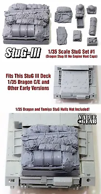 1/35 Scale StuG III Deck Stowage Set #1 (8 Pieces) - Value Gear Resin • $17