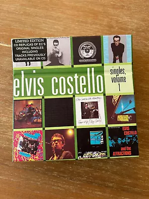 Elvis Costello Singles Vol. 1 12 CD Box Set • $30