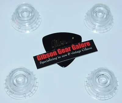 Epiphone Les Paul Modern Knobs Set Clear Top Hat Bell Guitar Parts SG Custom ES • $49.99