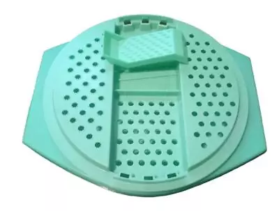 Tupperware 3 Piece Green Cheese Grater Slicer Bowl Vintage Jadite 787-8 & 786-7 • $8.90