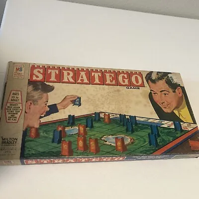 Vintage 1960s Milton Bradley STRATEGO Strategy Board Game READ • $8