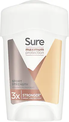 £31.93 • Buy Sure Maximum Protection Sport Strength Anti-perspirant Deodorant Cream Stick For