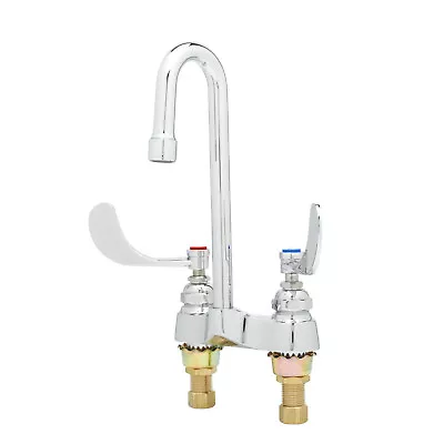 T And S Brass B-0892 Deck Mounted Centerset Medical Faucet - Chrome • $291.40