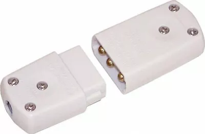 Flex Connector Box 3 Terminal Joint Wire 250V Main Electric Cable 13 Or 10 Amp • £7.40