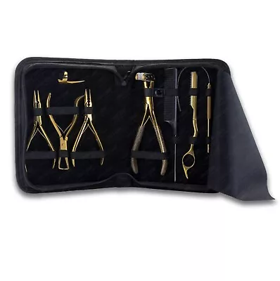 My Hair Tools Micro Rings Links Tape In Hair Extension Plier Kit Parting Comb • $86.99