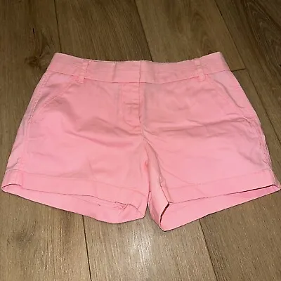 J. Crew Women’s Size 0 Pink Chino Flat Front Shorts Preowned • $8