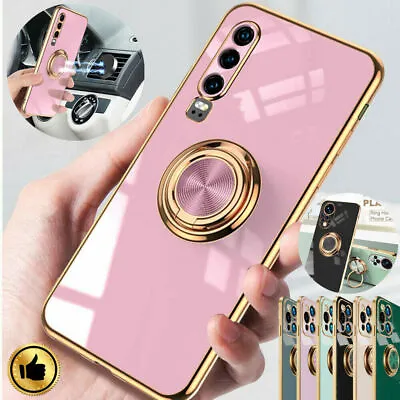 For Huawei P50/P40/P30/P20 Pro Mate 50 40 30 Nova 8 Shockproof Plating Ring Case • $15.59