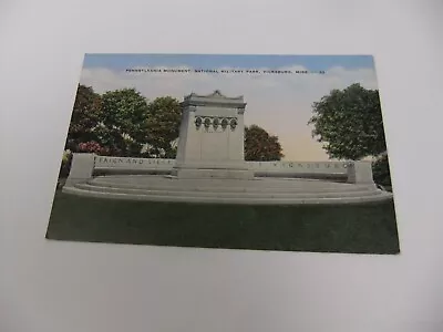 Pennsylvania Monument National Military Park Vicksburg Mississippi Postcard • $6