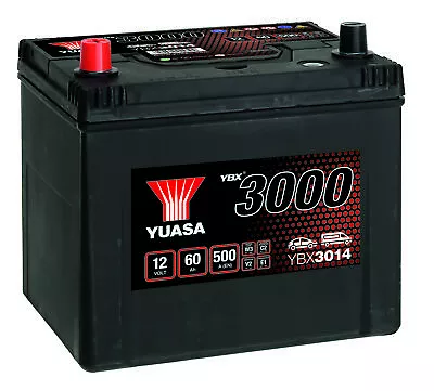 Yuasa YBX3014 - 3014 SMF Car Battery - 4 Year Warranty • £76.98