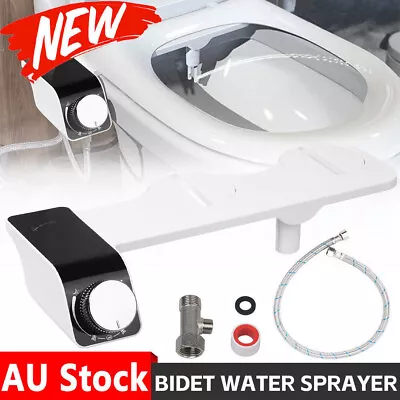 2 Nozzles Toilet Bidet Water Spray Adjustable Water Hygiene Wash Jet Sprayer New • $31.95