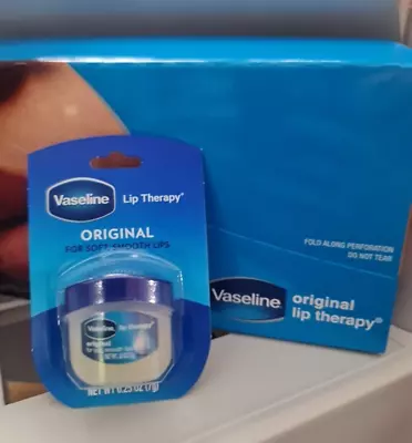 Vaseline Lip Therapy Original For Soft Smooth Lips 0.25 Oz NEW **FREE SHIPPING** • $8.97