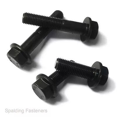£6.25 • Buy Metric Fine 10.9 Grade High Tensile Self Colour Steel Flange Head Bolts DIN6921