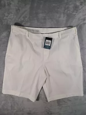 Nike Golf Shorts Mens 40 White Flat Front Tech Dri Fit New Performance 551808 • $27.95