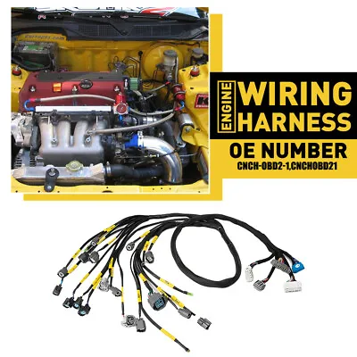 Tucked Engine Harness For Civic 94 95 96 -01 Integra B16 B18 D16 OBD2 D B-series • $83.99