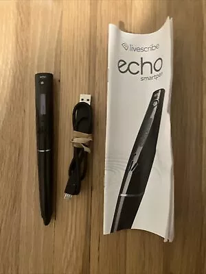 ECHO Smart Pen Write Read Record Notebook Great Condition • $32