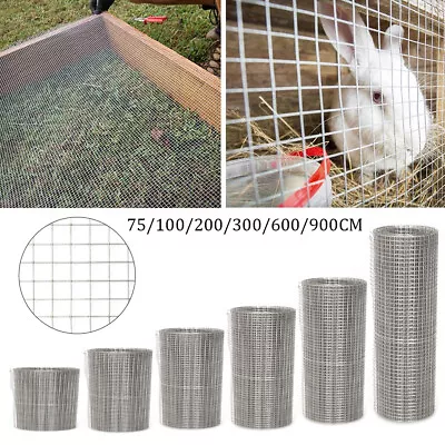 Welded Chicken Coop Wire Mesh Garden Fence Aviary Cage Poultry Breeding Wire Net • £17.95