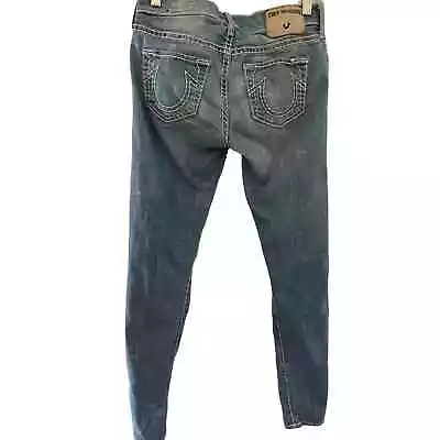 Women’s True Religion Casey Lowrise Super Skinny Jeans Made In USA Sz 25 • $10