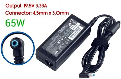 Original HP Laptop Adapter Charger 65W 19.5V 3.33A Blue Tip • £12.49