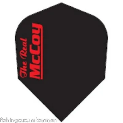 £1.40 • Buy McCOY  THE REAL  EXTRA STRONG DART FLIGHTS BLACK
