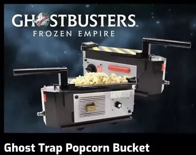 Ghostbusters Popcorn Bucket Regal Frozen Empire Ghost Trap LIGHTS ON! SHIPS NOW! • $52.99