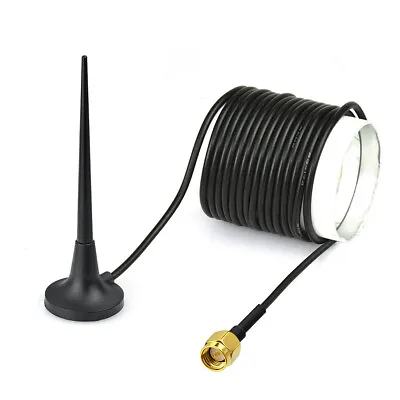 2 X 4G 3G SMA External Magnetic Antenna 3M For ZTE MF275 WIFI GSM 4G LTE Router • £14.53