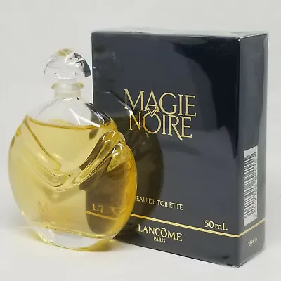 Magie Noire Lancome 1.7 Oz 50ml Eau De Toilette SPLASH (Old Formula) Very RARE • $119.50