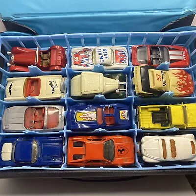 Vintage Matchbox Case And 12 Cars See Pics For Details • $35