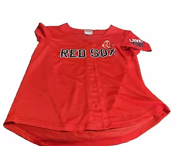 Victoria Secret Womens Red Boston Red Sox Baseball Jersey! Medium • $45
