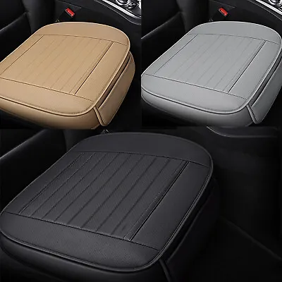Car Front Full Surround Seat Cover Breathable PU Leather Pad Mat Chair Cushion • $14.99