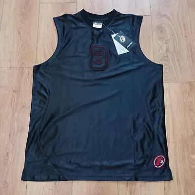 £19.99 • Buy Vintage BNWT Reebok I3 Allen Iverson 3 Black Basketball Jersey Shirt - Size Med
