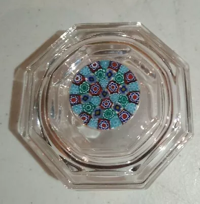 Vintage Vinciprova Faceted Italian Murano Crystal Trinket Box • $20