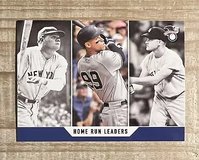 Aaron Judge Babe Ruth Roger Maris Home Run Leaders Generation Next Promo Card • $3.50