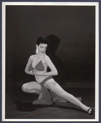 Annie Oakley BURLESQUE DANCER Leggy Stripper Vintage Photo CORALIE Jr. AGENCY • $19.95