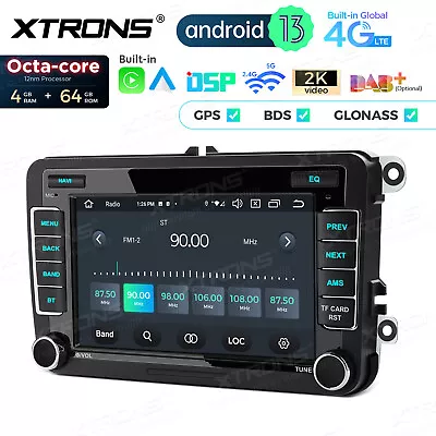 For VW Volkswagen Jetta Passat 7  8-Core Carplay Android 13 Car GPS Stereo Radio • $218.99