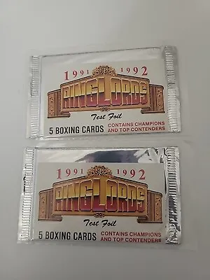 1991 RINGLORDS - Test Foil Pack Sealed  Lot Of 2 • $9.50